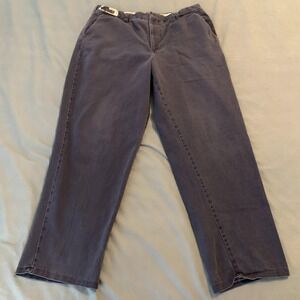 Steelguard Essentials‎ FR Pants Mens 37x28 Navy Flame Resistant Chino Workwear